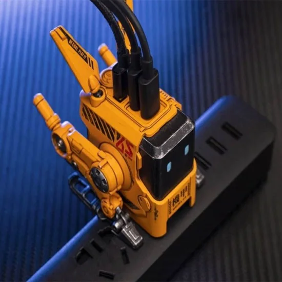 GravaStar Alpha65 GaN Fast Wall Charger 65W 3 Ports - War damaged Yellow